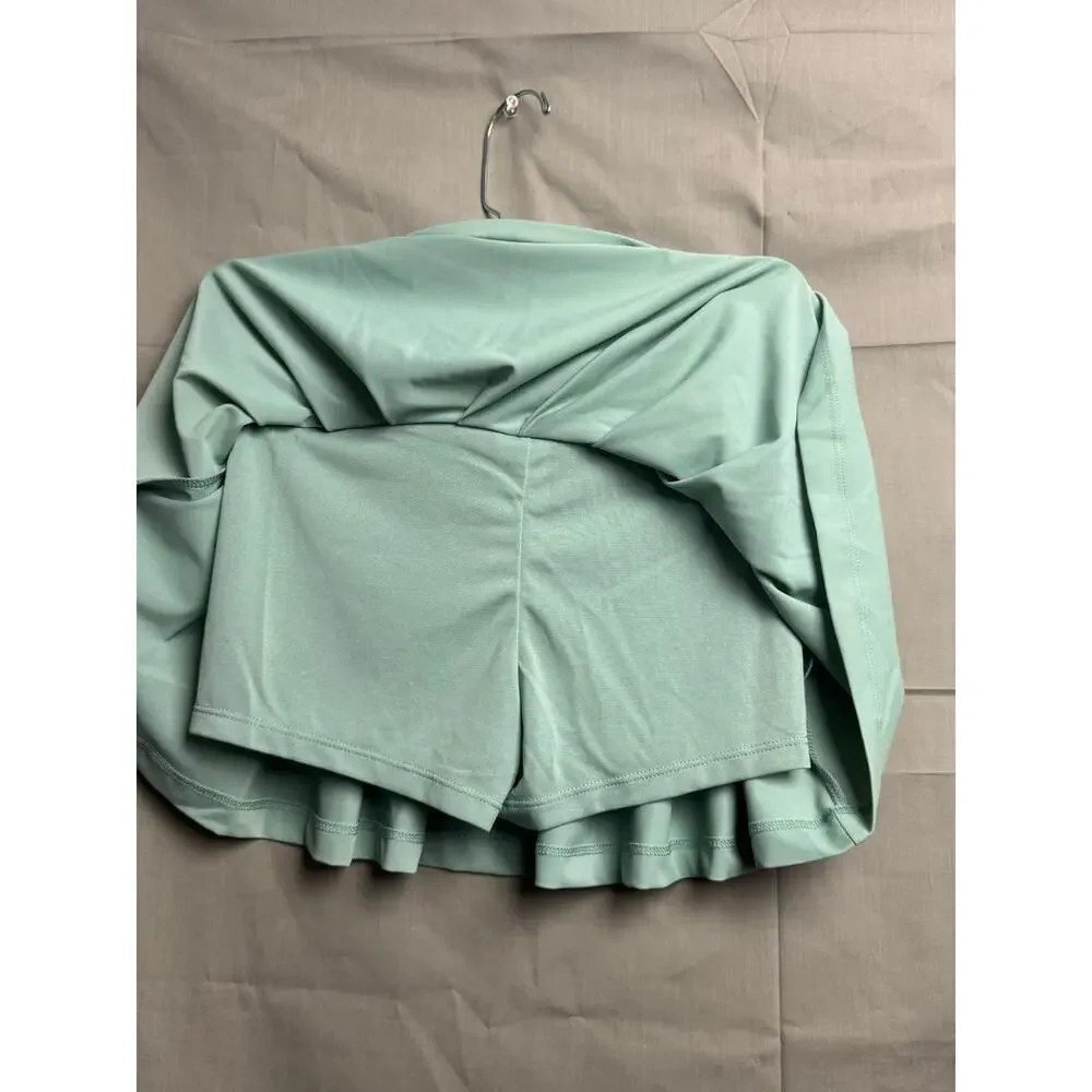 Carter's Girls Green Pleated Skort, Size 10 NWT
